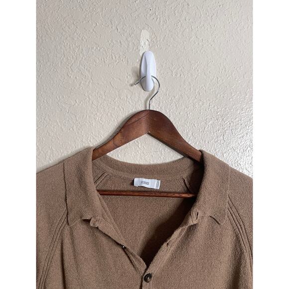 CLOSED Terry Knit Polo Shirt Cotton Mix Retro Minimalist Mens Medium - Picture 11 of 11